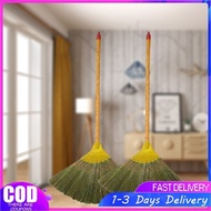Household Broom Handmade Miscanthus Broom Cleaning Sweeper Broom