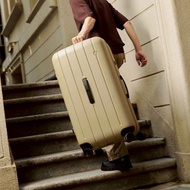 【ITO】CLASSIC NEAT GREY 登機托運旅行行李箱 棕色