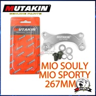 MUTAKIN 260MM / 267MM Mio Sporty / Mio Soul Front Disc Bracket With screws