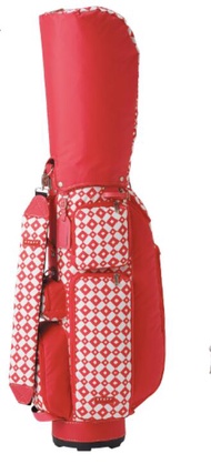 ONOFF GOLF LABO DESIGN GOLF CADDIE BAG - RED/WHITE
