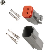 RL DT 2-Pin Waterproof Electrical Connector DT06-2S DT04-2P Inlet Air Temperature Sensor Plug with R