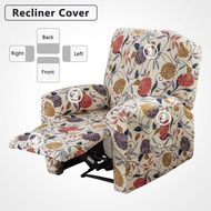 Recliner Sofa Cover Christmas Halloween Reclining Relax Chair Cover Thick Fabric Printed 1/2/3 Seater Armchair Recliner Sofa Cover for Living Room