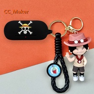 For Sony WF-C700N Case Cute Monster University Keychain Pendant Sony WF-C500 Silicone Soft Case Cart