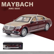 Mercedes-Benz Maybach GLS600 Tỉ Lệ 1:24 Diecast Xe Ô Tô Đồ Chơi Mô Hình Bằng Hợp Kim Mô Phỏng Âm Tha