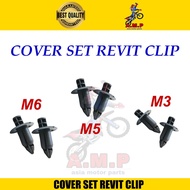 COVER BODY SET RIVET CLIP YAMAHA Y15ZR Y15 LC135 NVX155 NMAX XMAX HONDA RS150 RS150R VARIO VF3i RFS150