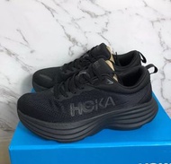 👀新店特惠HOKA ONE ONE Bondi 8 Wide 低幫 跑步鞋 男款 黑色