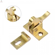Elbow Latches Brass Furniture Cupboard Embroidery Flower Hasp Lock Brand New