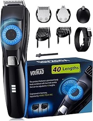40 Precisions Electric Beard Trimmer for Men, Mens Grooming Trimmer for Beard, Mustache, Face and Ea