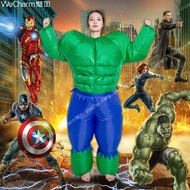 Wecharm Ready Stock Hulk Inflatable Suit Inflatable Suit Hulk Hulk Inflatable Hulk Avengers Superhero Muscle Suit Hercules Muscle Man Macho Suit Fitness