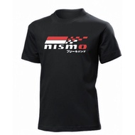 HM ใหม่เสื้อยืดคอกลมผ้าฝ้ายแท้สีดําสําหรับ Nissan Nismo Gtr Noble Racing เสื้อยืดคอกลมผ้าฝ้าย