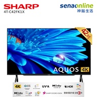 SHARP 42型 安卓連網液晶顯示器電視(無視訊盒) 4T-C42FK1X