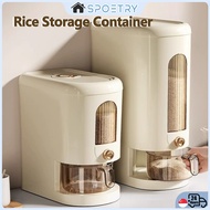 【SG-SPOETRY】Rice Storage Container Storage Box Container Rice Container Rice Dispenser Kitchen Organ