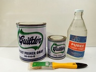 Guilder Epoxy Primer Gray 1L Lacquer Thinner and Paint Brush