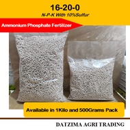 16-20-0 N-P-K With 10%Sulfur - Ammonium Phosphate Fertilizer
