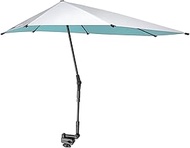 G4Free UPF 50+ Adjustable Chair Umbrella XL with Universal Clamp UV Protection Sun Shade Umbrella fo