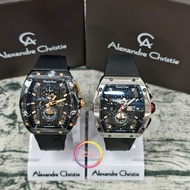 100% ORIGINAL ALEXANDRE CHRISTIE AC 6608 MCR SERIES *RESIN STRAP*MAN WATCH