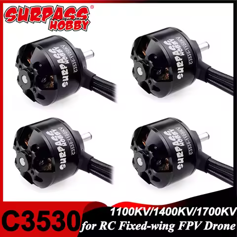 1/2/4PCS SURPASS HOBBY C3530 3530 1100KV 1400KV 1700KV Outrunner Brushless Motor for RC FPV Fixed-wi