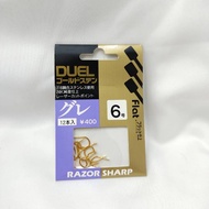 DUEL GOLD STEEL-GURE FINISH LASER/24K HOOK
