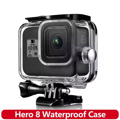 Hero 8 Waterproof Case Protective Underwater Dive Housing Shell for GoPro Hero 8 Black Action Camera