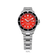 Ratio FreeDiver Sapphire Stainless Steel Red Dial Automatic RTFL836 200M Women's Watch