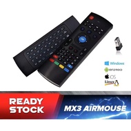 MX3 2.4G Wireless Air Mouse with Keyboard Smart Remote Control for TV Box PC TV Laptop PS3 Xbox Proj
