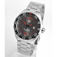 TAG Heuer Formula 1 WAZ1018. BA0842/Analog Men's Watch/Date/Quartz/43mm/SS/Gray/Genuine Bracelet