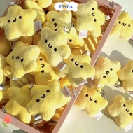 EWEA Star Playing Toys, Plush yellow Plush Keyrings, Lovely Little Star Key Chain bag