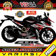 Stiker Striping Cbr 150r Facelift Variasi Black Flash