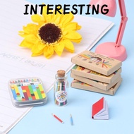 INTERESTING 1 Set Doll Colorful Crayon 8/12/13 Colours Playing House Mini Painting Tools Dollhouse D