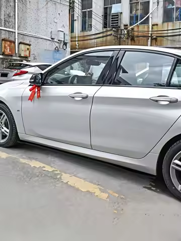 BMW 1 Series Side Skirts Car ABS Plastic Accessories Side Skirts Extension Rocker Panels Lip Bumper 