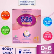 s26 promil tahap 1 400gr wyeth s-26 susu bayi 0-6 bulan