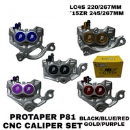 Y15ZR/LC4S/NVX PROTAPER P81 CNC FRONT CALIPER FREE SCREW HOSE CNC PNP
