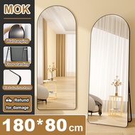 【180*80】MOK Body Mirror 180CM Mirror With Stand Floor-To-Ceiling Wall Mounting Mirror Full Body Meta