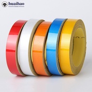 HUAIHAO 1Pc 5mx1cm/5mx2cm Motorcycle Car Luminous Reflective Sticker Reflective Tape M5O7