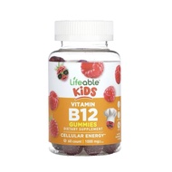 Lifeable Kids Vitamin B12 Gummies Raspberrynatural 1000 mg 60 Gummies