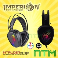 GAMING Imperion Intruder HS G33 D1 / D2 RGB USB 3.5mm Wired Gaming Headset with mic for PC/Laptop/PS