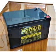 【Quick Delivery】Motolite Battery 12V 12Ah OM12-12 12 Volts 12 Ampere Rechargeable E-Bike Wheelchair