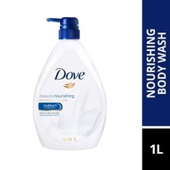DOVE Beauty Nourishing BODY WASH 1L - Nutrium Moisture Week By Week Skin Feels Plump Smooth And Soft