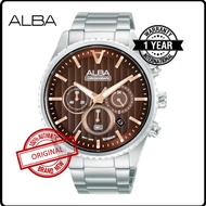 ALBA Men Chronograph Stainless Steel Date Watch VD53-X388SBRZ