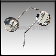 Rearview mirror HONDA c50 c70 c90 round Retro Round Chrome Long Rearview Mirror for Honda and Yamaha