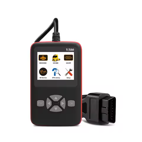 Code Reader V500 Heavy Duty Truck And Car Scanner OBD2 Diagnostic Scanner For Scania J1939 J1708 V50