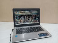 Laptop Asus X450J Ram 16gb 1tb hdd 128gb ssd NVIDIA Geforce 940M Processor intel core i7-4720HQ NORMAL DAN NO MINUS