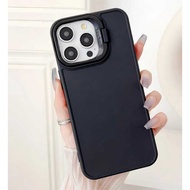 iphone 14 PLUS iphone 14 PRO iphone 14 Pro Max CASE MACARON STAND CAMERA CASE KICKSTAND CAMERA BLACK