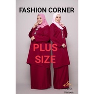 PLUS SIZE 3LX..6XL Baju kurung MODEN ironless