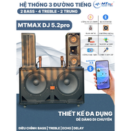 Loa Kéo Karaoke Di Động DJ 5.2 Pro - Công Suất Cực Lớn 1500W Hệ Thống 8 Loa 3 Đường Tiếng 2 Bass 40c