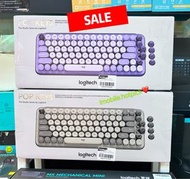 Logitech POP KEYS 無線藍牙機械鍵盤😍👉紫色/灰白色🔥SALE🔥