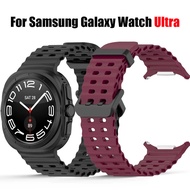 Sports Silicone Strap For Samsung Galaxy Watch 7 Ultra 47MM Smart Watchband Replacement Wristband Br