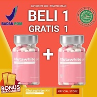 Beli 1 Gratis 1 PEMUTIH BADAN DAN WAJAH GLUTAWHITE SKIN 60 Kapsul full Pemutih Kulit GLUTAWHITENING