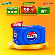 [SALE 15.8-VC ĐẾN 14%] Thùng 24 Chai Nước Ngọt Có Gaz Pepsi (330ml/chai)