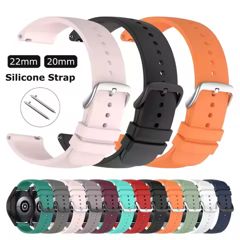 20mm 22mm Strap For Huawei Watch GT Runner2/GT 6 5 Pro Rubber Band For Huawei GT6/GT5/GT4/GT3/GT2 46